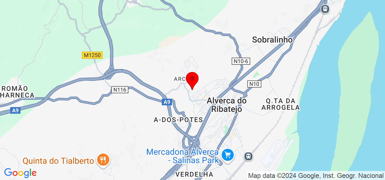 Samuel Silva - Lisboa - Vila Franca de Xira - Map