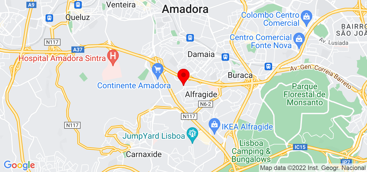 Ronilda - Lisboa - Amadora - Mapa