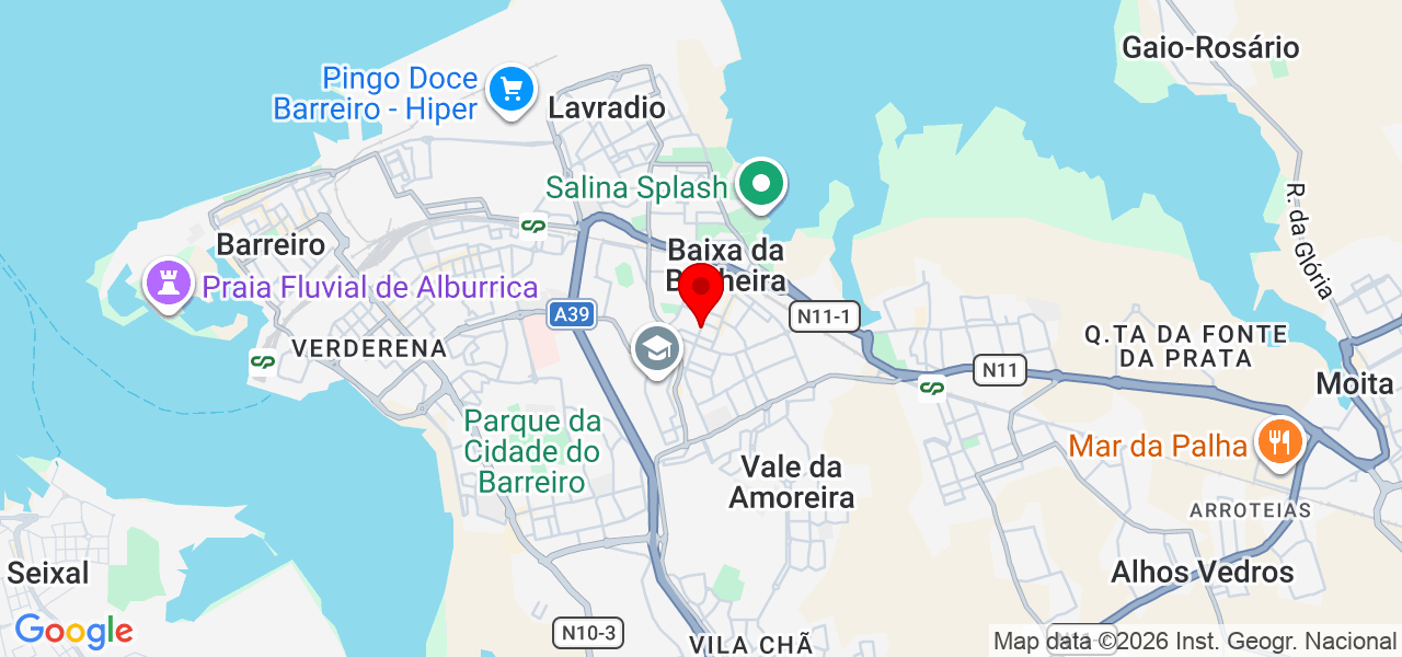 Vladmir Jair - Setúbal - Moita - Mapa