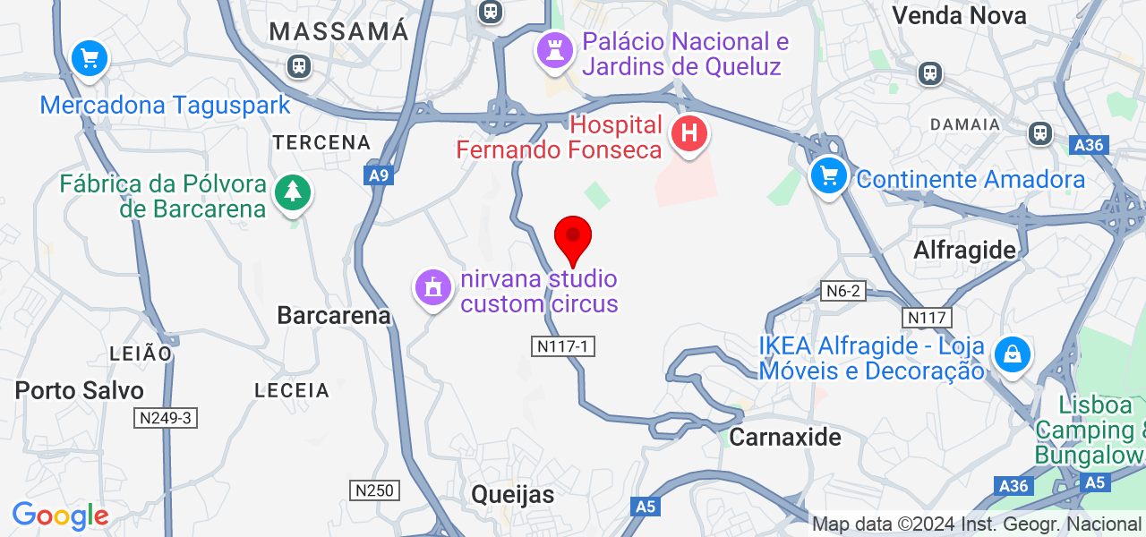 Bruna C. - Lisboa - Amadora - Map