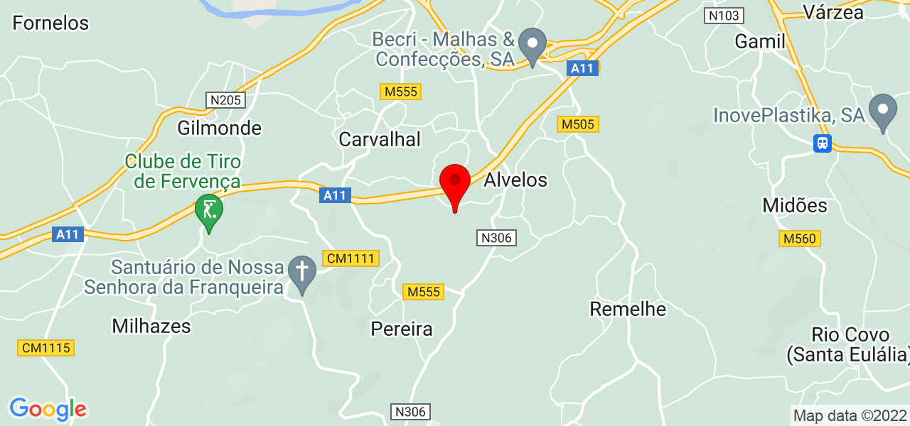 Eneir Moreira - Braga - Barcelos - Mapa