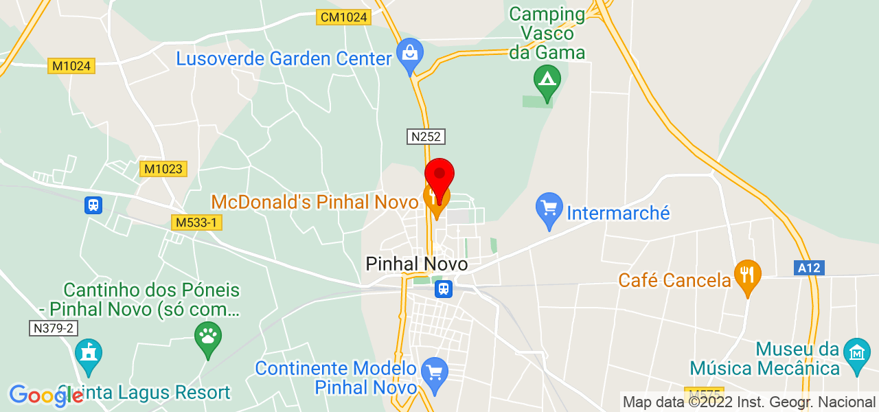 Queiroz WebSolutions - Setúbal - Palmela - Mapa