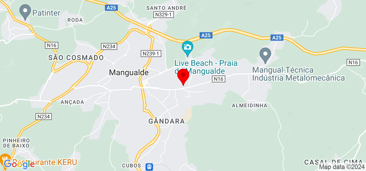 Camposmaq.assistencia t&eacute;cnica. - Viseu - Mangualde - Mapa