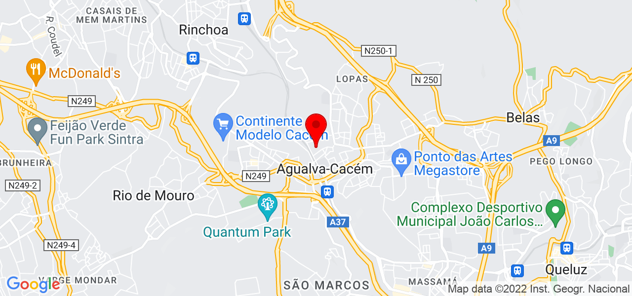 Sara Santos - Lisboa - Sintra - Map