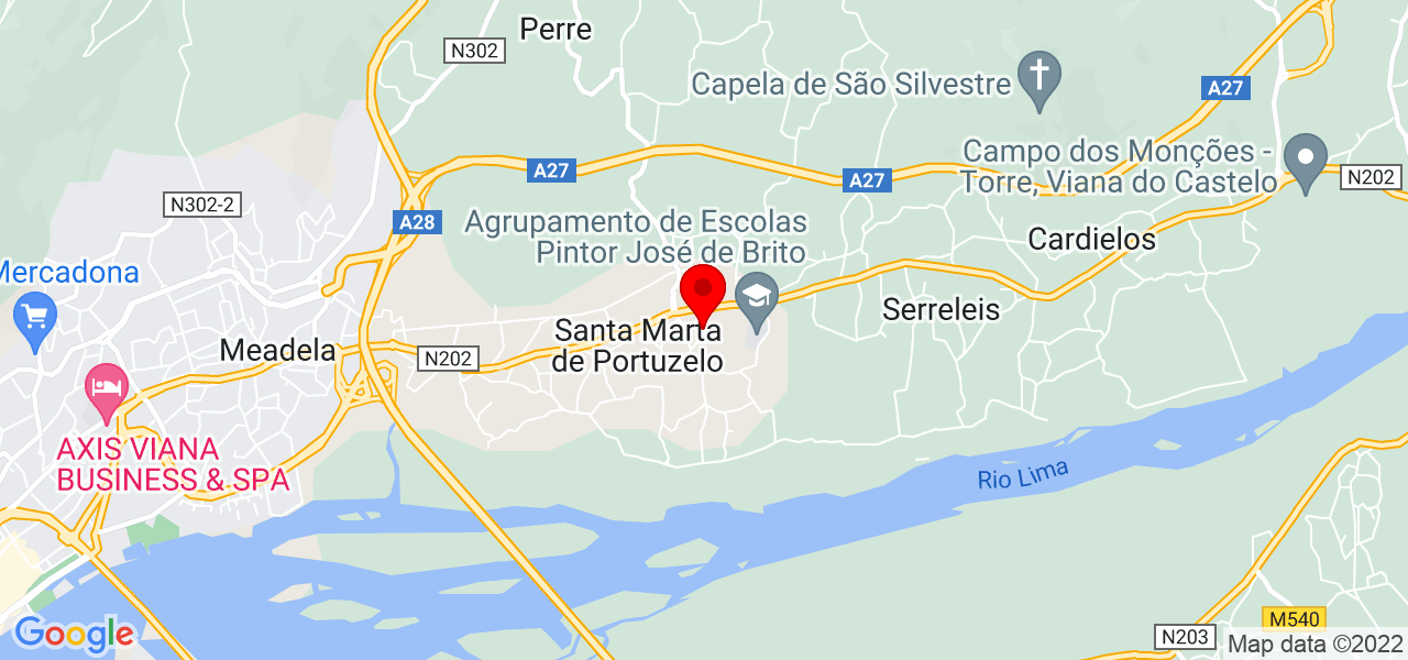 Ana Botelho Vasconcelos - Viana do Castelo - Viana do Castelo - Mapa