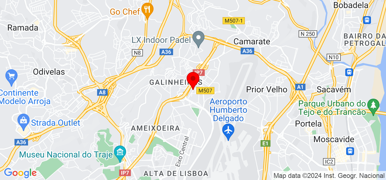 Francisco - Lisboa - Loures - Karte
