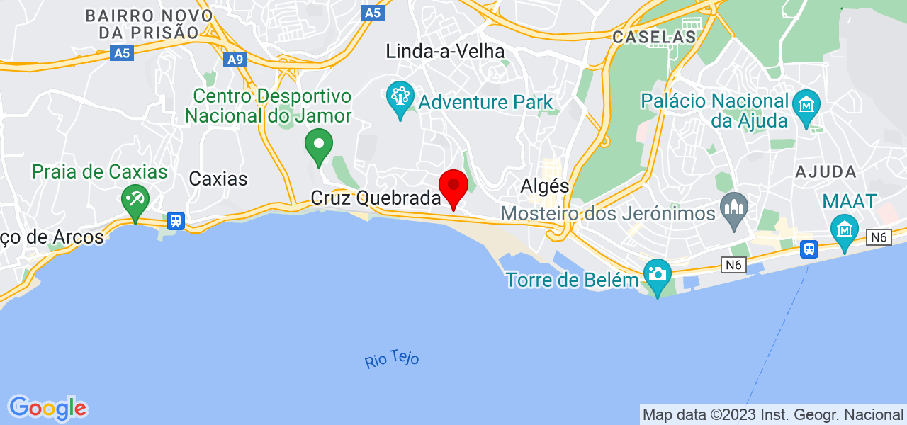 Tiago Baptista - Lisboa - Oeiras - Mapa