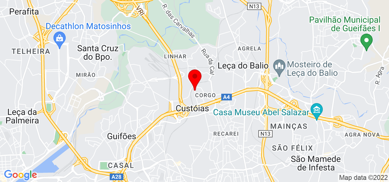 Maria Manuela Baptista - Porto - Matosinhos - Mapa
