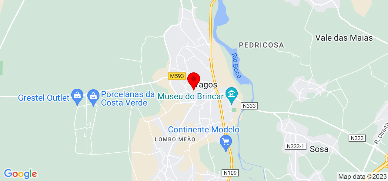 5ESTRELLAS - Aveiro - Vagos - Mapa