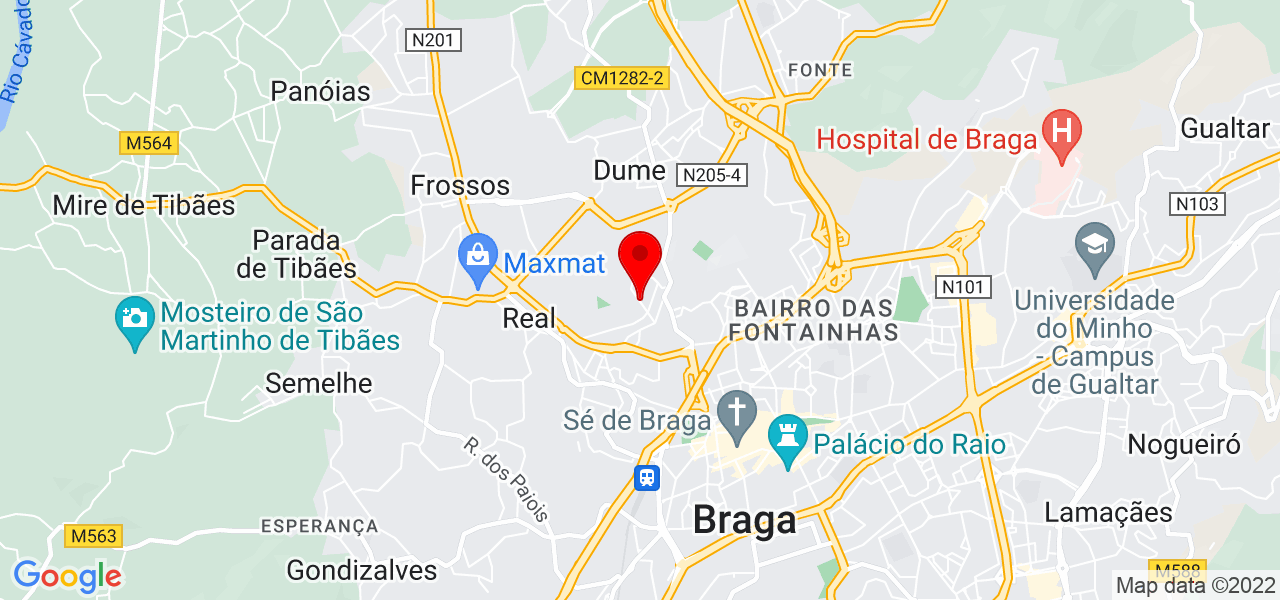 Adriana Freitas - Braga - Braga - Mapa