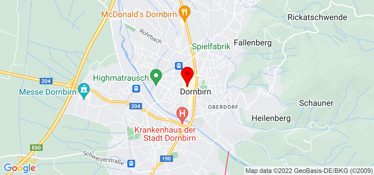 Vidal - Vorarlberg - Dornbirn - Karte