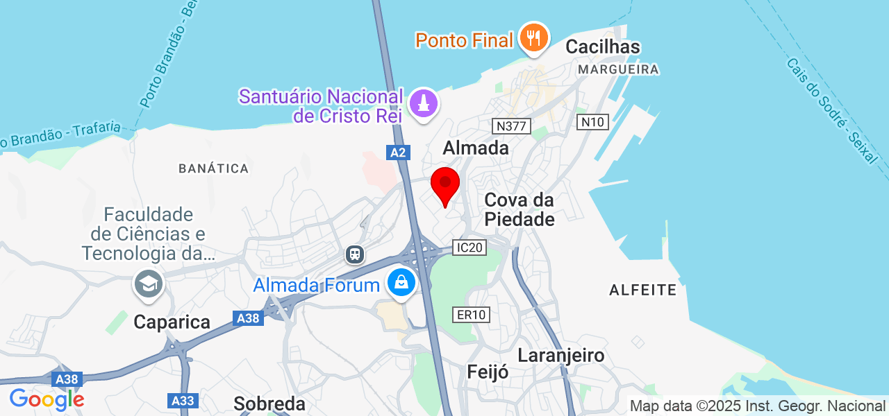 Domestica - Setúbal - Almada - Map