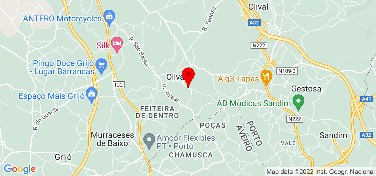 Mekecil Condom&iacute;nios - Porto - Vila Nova de Gaia - Mapa