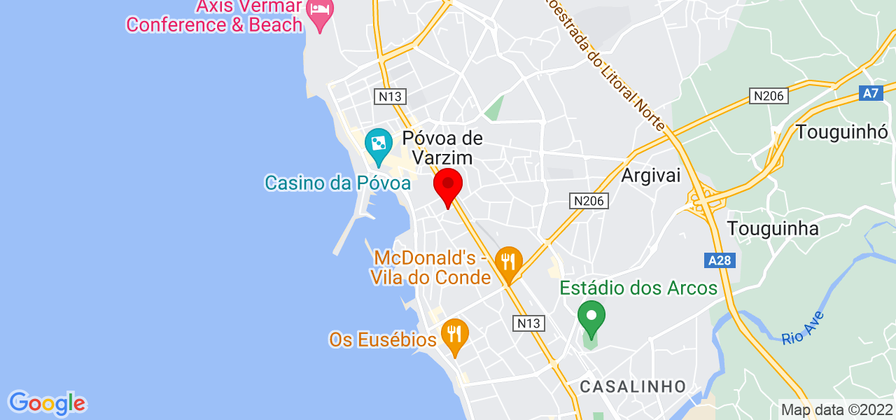 S&oacute;nia Santos - Porto - Póvoa de Varzim - Mapa
