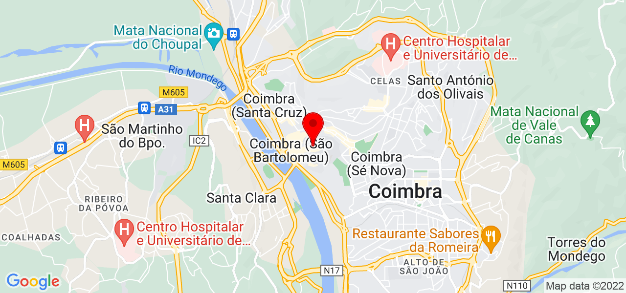 Rodrigo Souza - Coimbra - Coimbra - Mapa