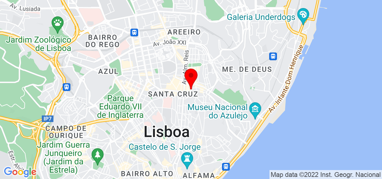 C&aacute;tia Alves - Lisboa - Lisboa - Mapa
