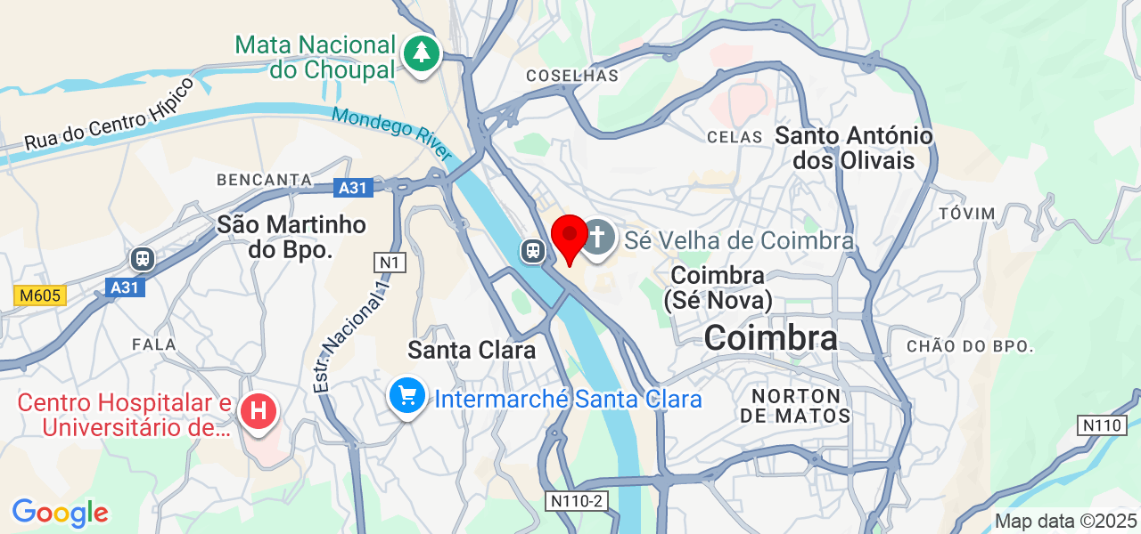 Br&aacute;ulio Manuel Lopes - Coimbra - Coimbra - Karte