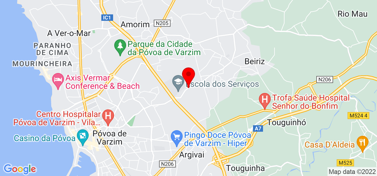 Jos&eacute; Fonseca - Porto - Póvoa de Varzim - Mapa