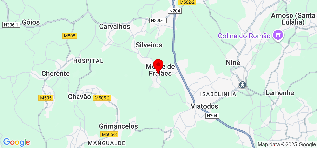 Vinicius Lopes - Braga - Barcelos - Karte