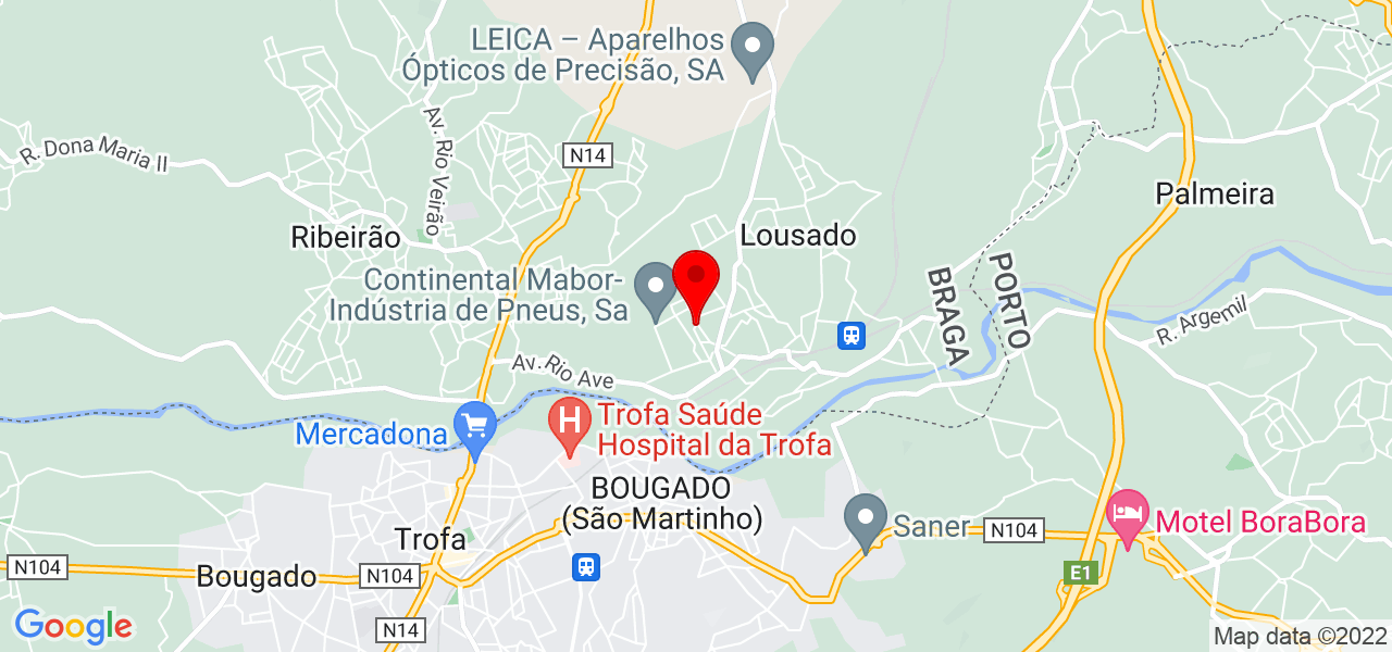 Helder Mesquita - Braga - Vila Nova de Famalicão - Mapa