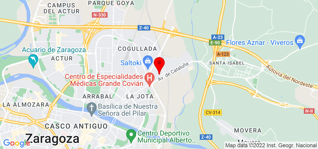 Claudia - Aragón - Zaragoza - Mapa