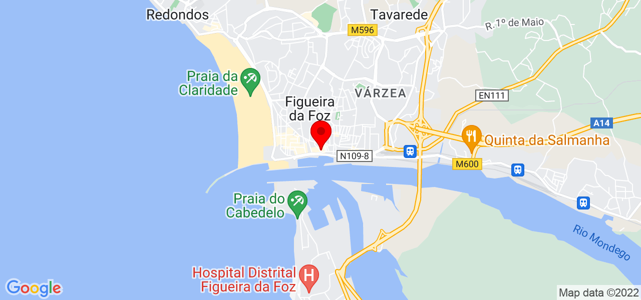 Manuel Coelho - Coimbra - Figueira da Foz - Mapa