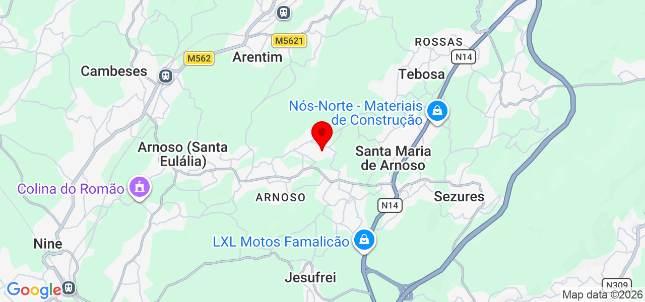 ANCESTRALMATTER - Braga - Vila Nova de Famalicão - Map