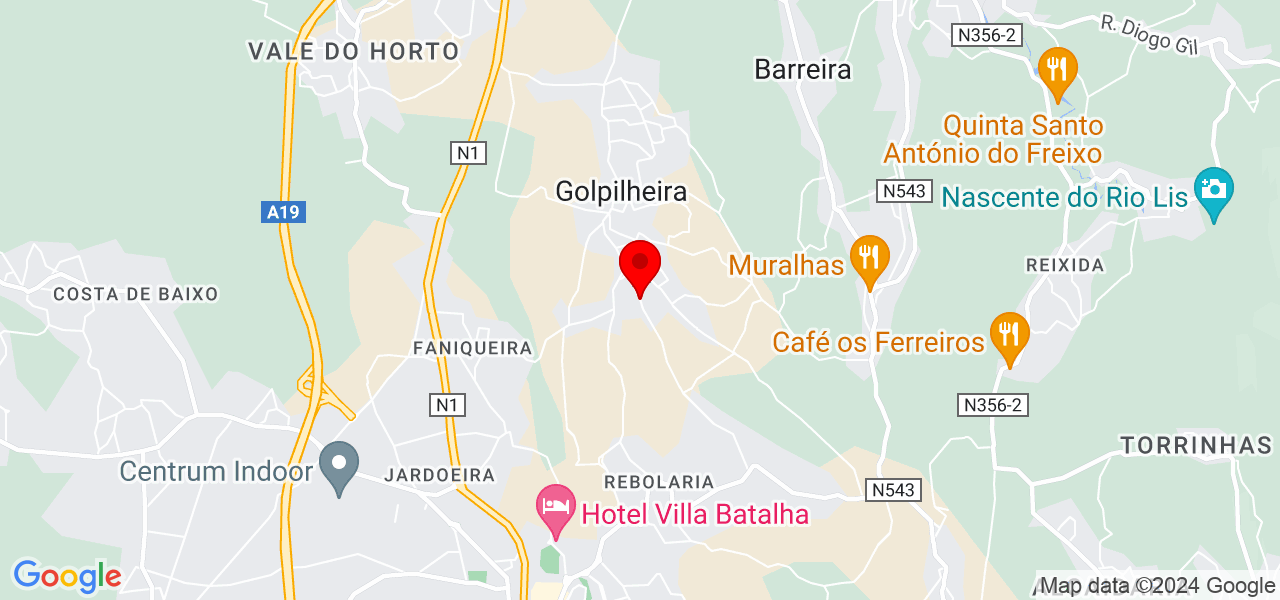 Rosinete Fernandes - Leiria - Batalha - Mapa