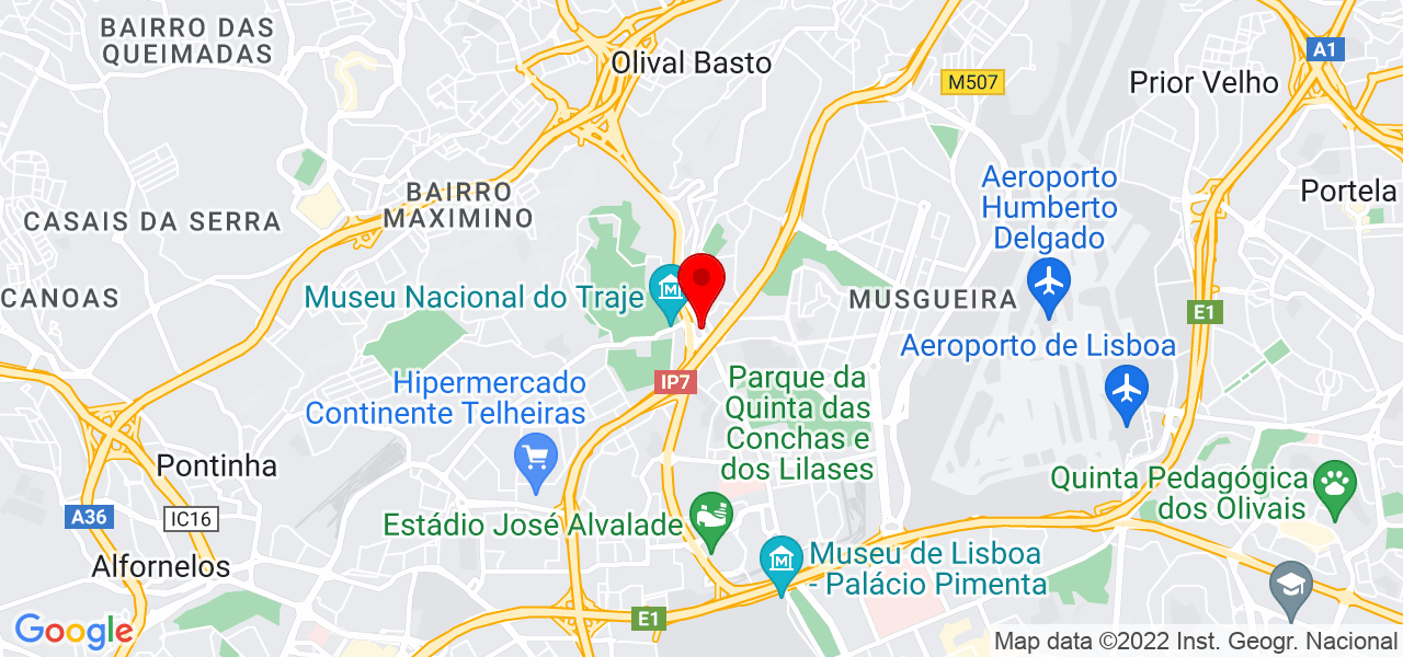F&aacute;bio Carreira - Lisboa - Lisboa - Mapa