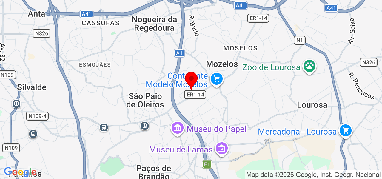 Baú 37 - Aveiro - Santa Maria da Feira - Mapa