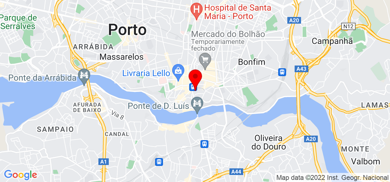 Aparecida Siqueira - Porto - Porto - Mapa