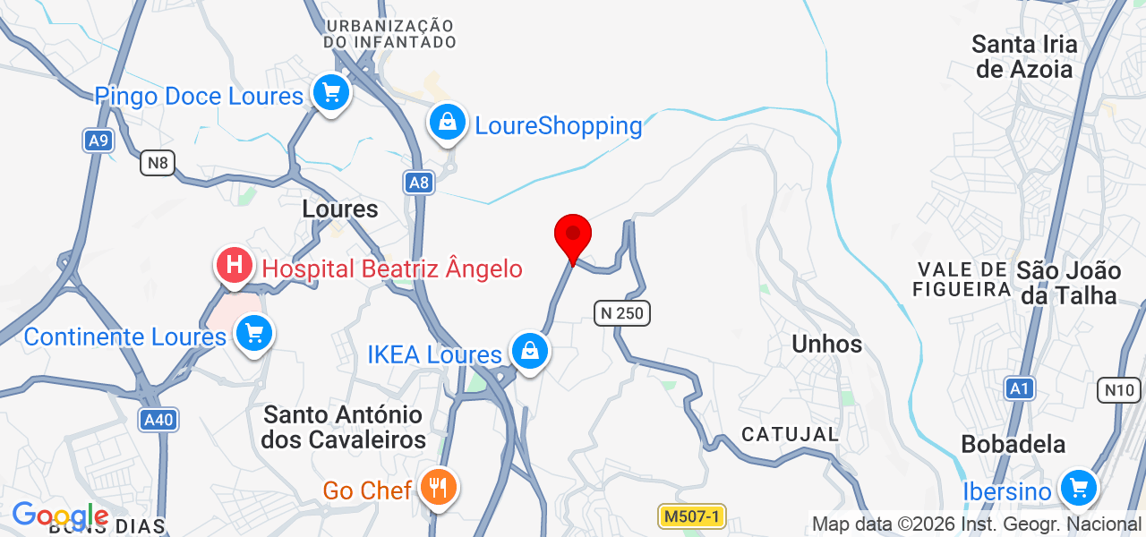 IURI SANTOS - Lisboa - Loures - Karte