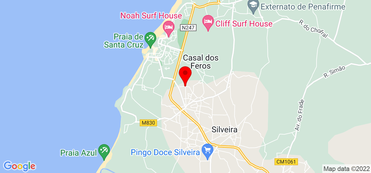 Pedro Baptista - Lisboa - Torres Vedras - Mapa