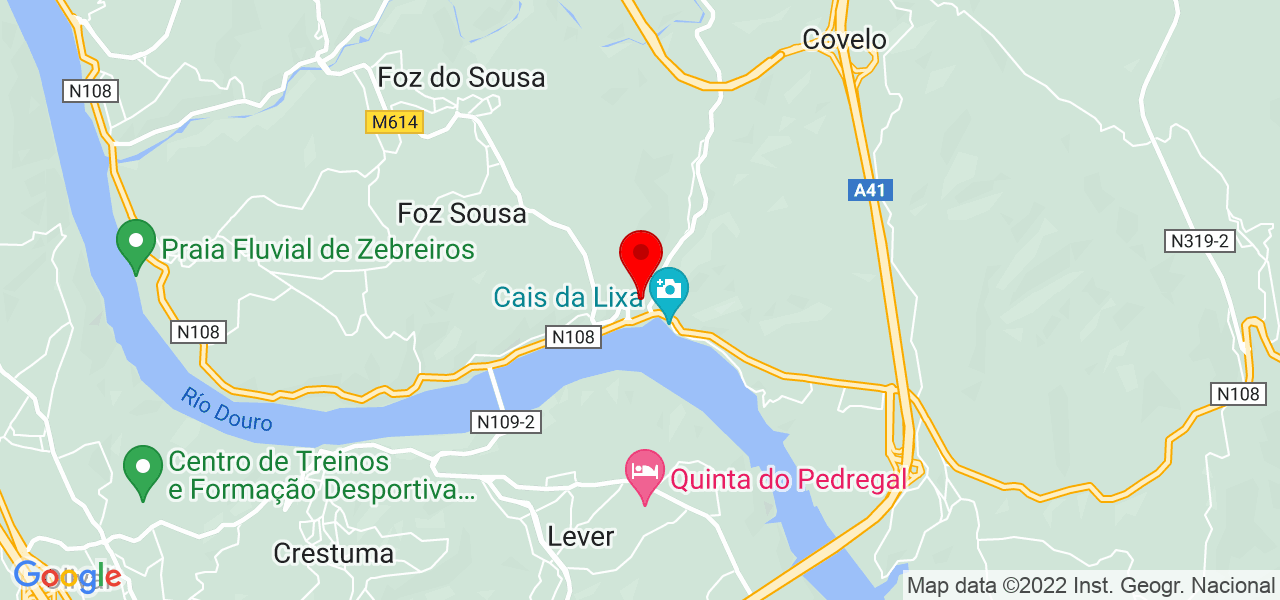 Guaca - Porto - Gondomar - Mapa