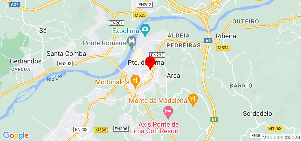 Zero40 Festas - Viana do Castelo - Ponte de Lima - Mapa