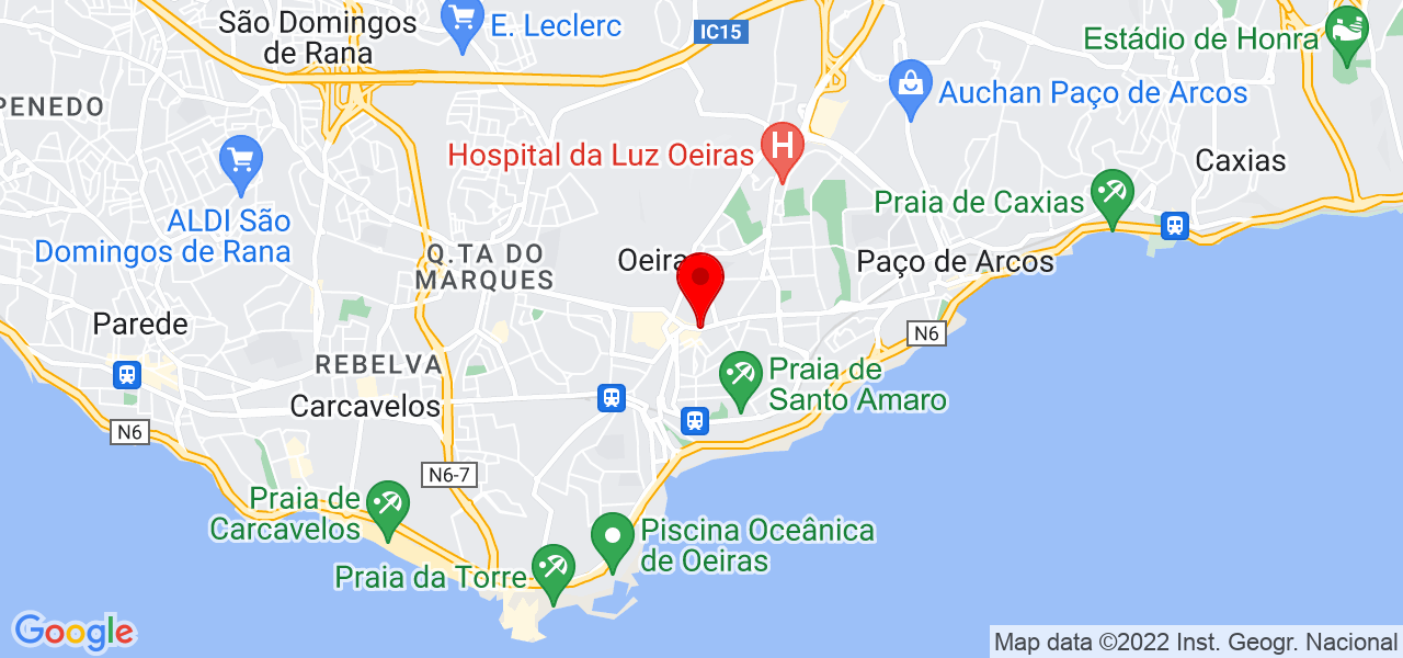 Studios Maribel - Lisboa - Oeiras - Mapa