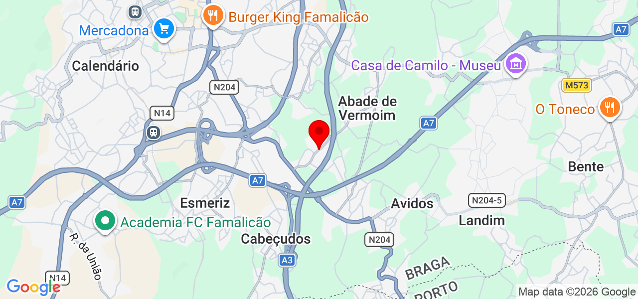 Ecosonic - Braga - Vila Nova de Famalicão - Mapa