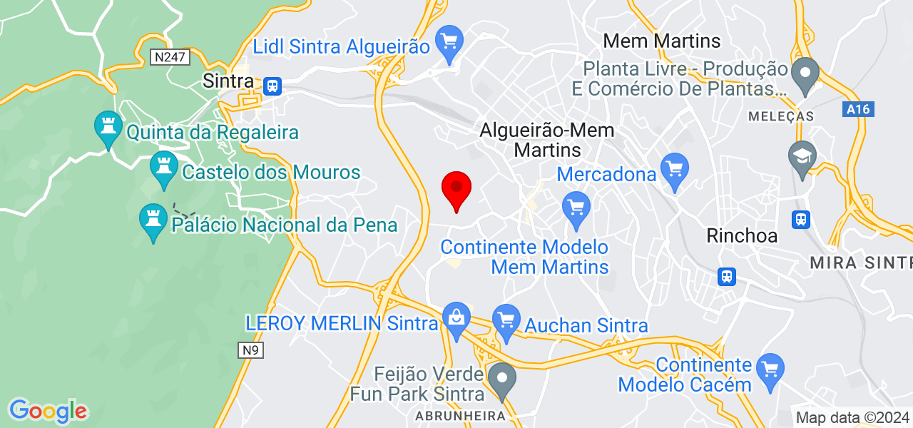 Alexandre - Lisboa - Sintra - Map