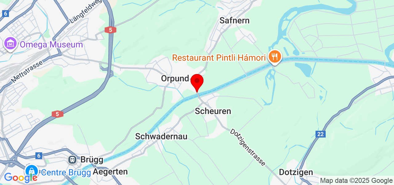 Mergim - Bern - Orpund - Carte