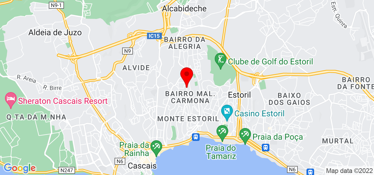 Diogo Marques - Lisboa - Cascais - Mapa