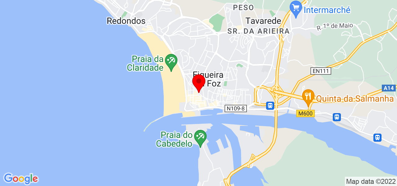 Wanderson Alves - Coimbra - Figueira da Foz - Mapa