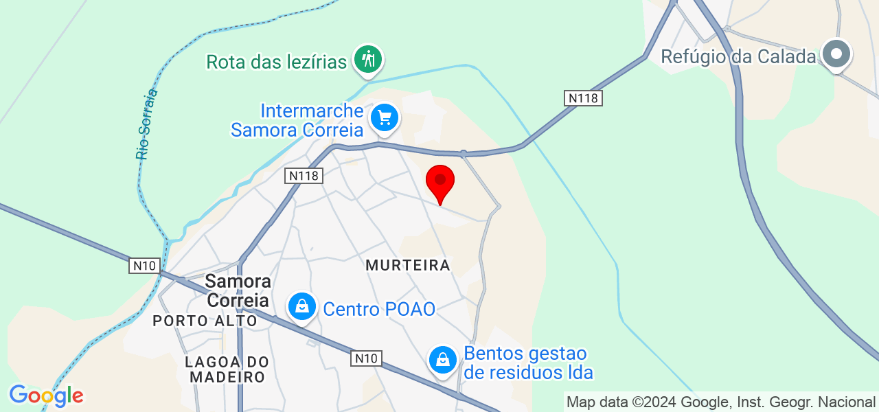 Kenneth Silva - Santarém - Benavente - Mapa