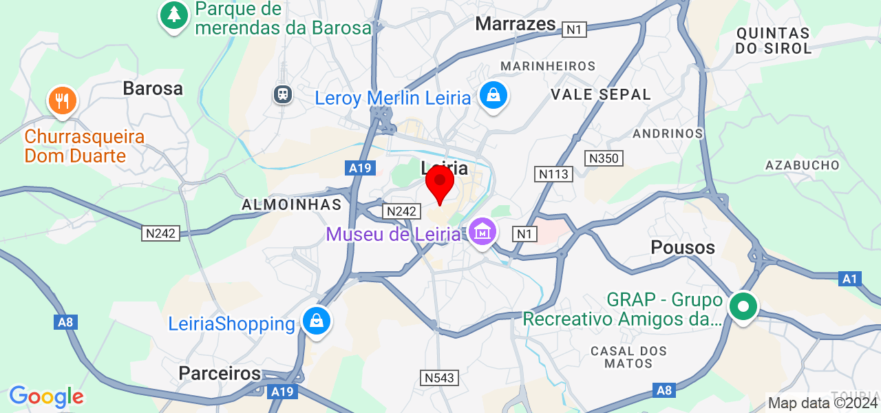 Raquel Garrido - Leiria - Leiria - Karte