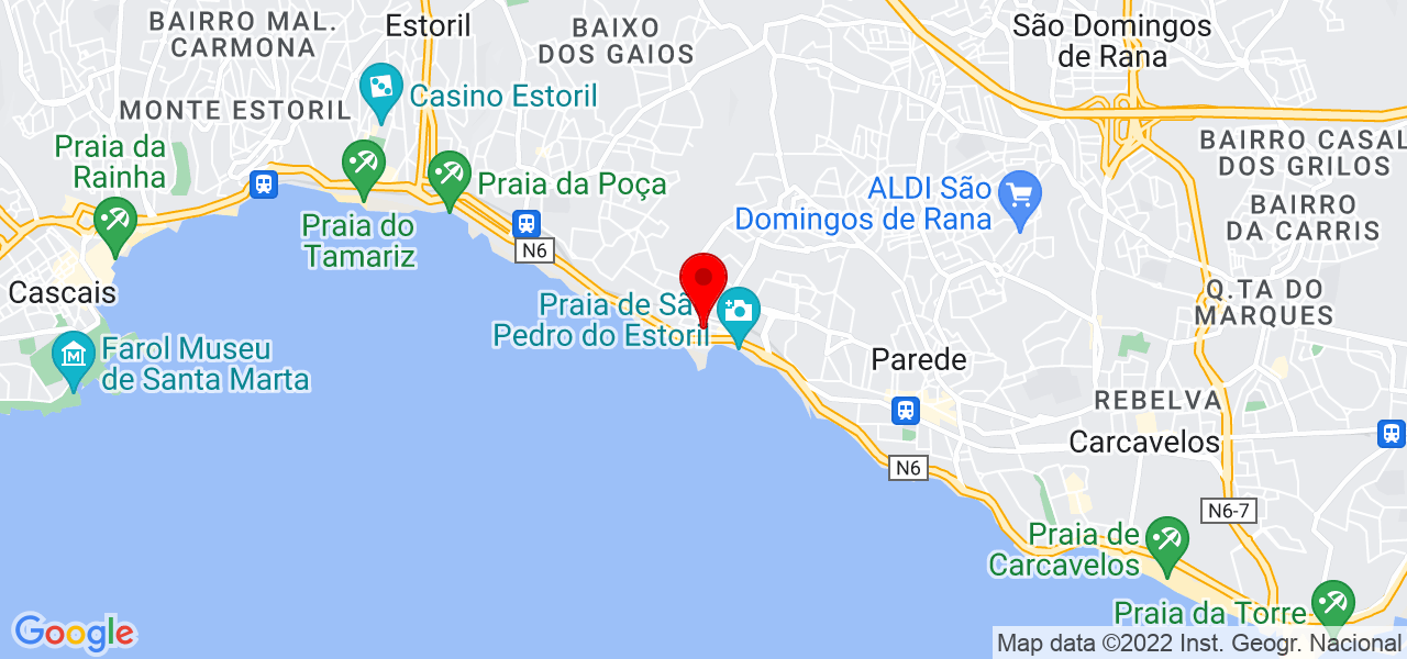 Allan Lima - Lisboa - Cascais - Mapa