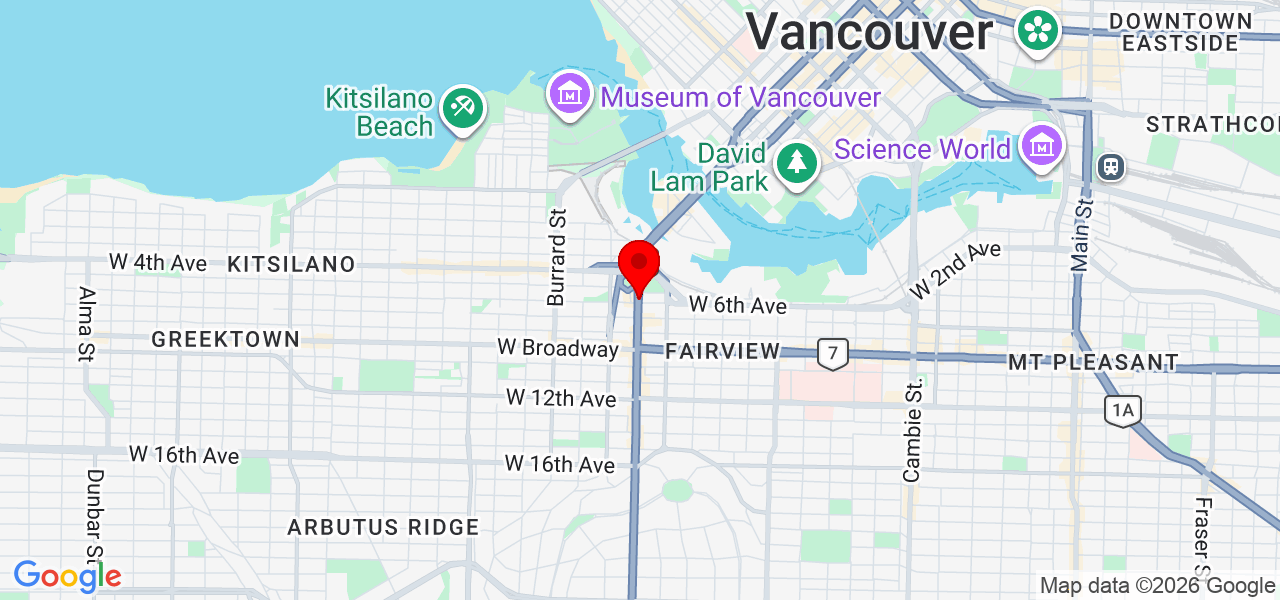 Cheesecake Etc. - British Columbia / Colombie Britanique - Greater Vancouver - Map