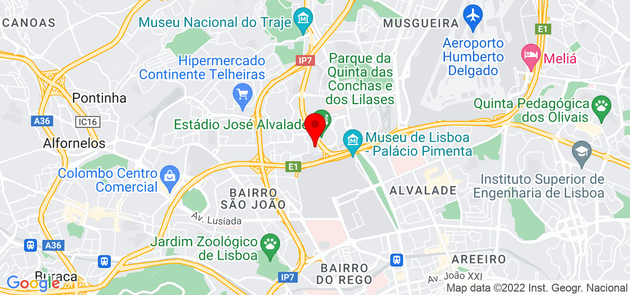 Yoga com a cris - Lisboa - Lisboa - Mapa