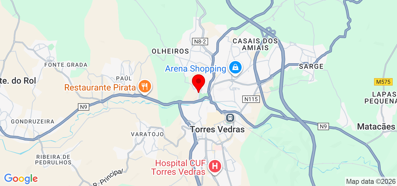 Fernando Pires - Lisboa - Torres Vedras - Mapa