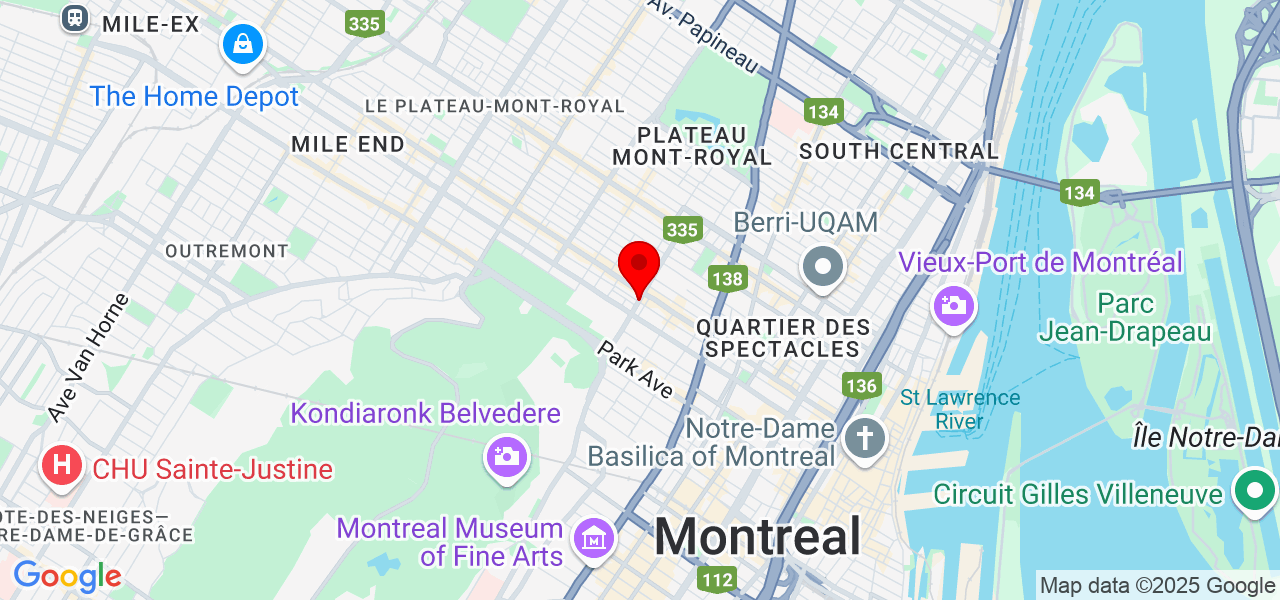 The art of Tarot - Quebec / Québec - Montréal - Map