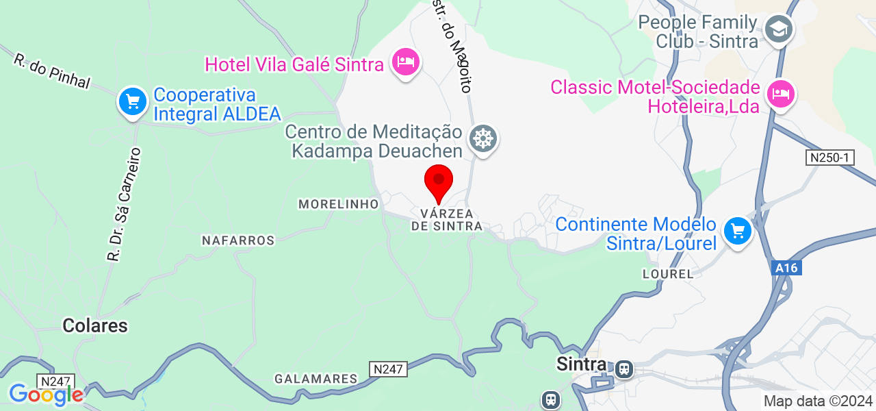Jessica - Lisboa - Sintra - Map