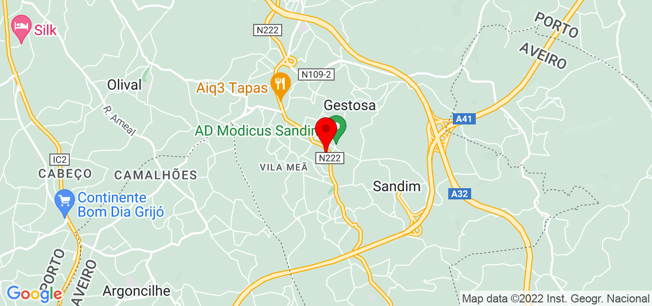 Jorge Fonseca - Porto - Vila Nova de Gaia - Map